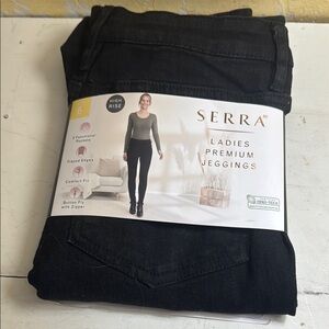 Serra Black Jeggings Stretchy Comfort